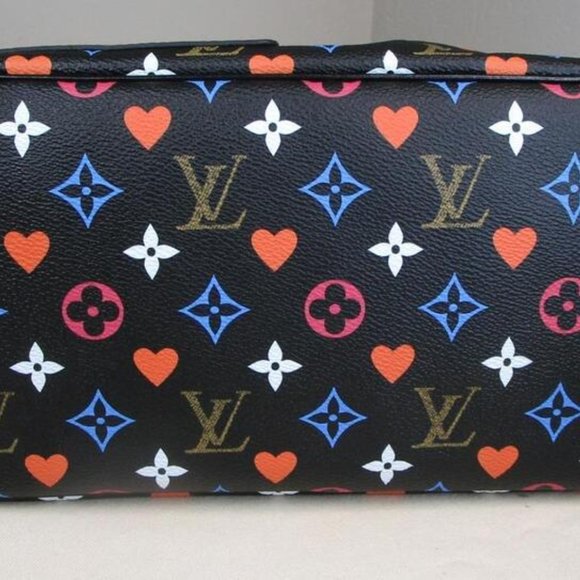 LOUIS VUITTON LTD EDITION NEVERFULL MONOGRAM GAME ON W/POUCH-100% AUTHENTIC - Picture 6 of 16